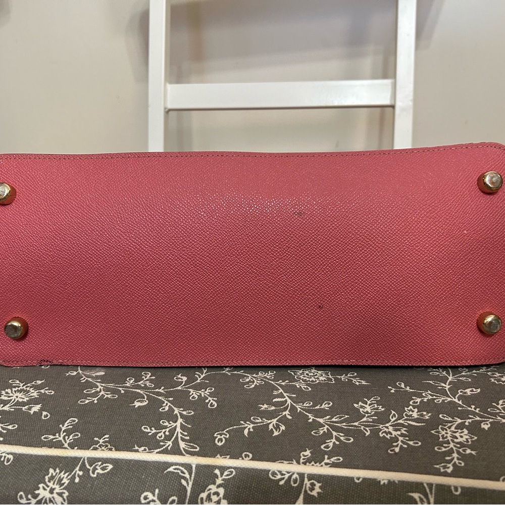 Coach long-handle salmon-pink shoulder bag - Picture 2 of 2